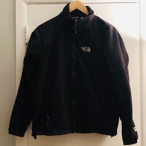 northface black windstopper fleece jacket